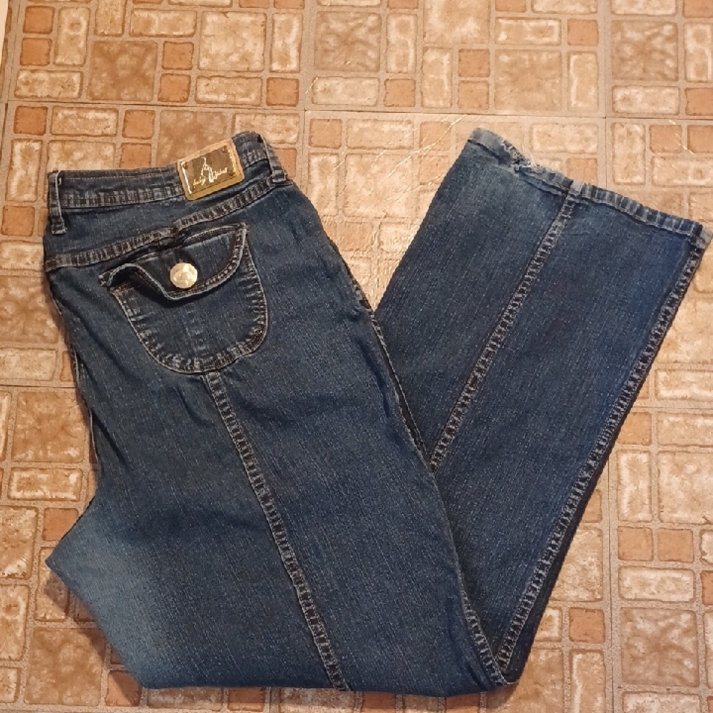 Women's Blue Jeans Baby Phat Size 22